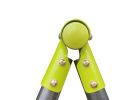 XNS008 interesting triple children metal safe swing set 440lbs for outdoor playground three seat swing black and green for age 3+