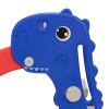 3 in 1 Freestanding Toddler Slide, Indoor Outdoor Playground with Basketball Hoop and Ball for Kids Under 3 Years, Red & Blue