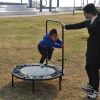 40 Inch Mini Exercise Trampoline for Adults or Kids - Indoor Fitness Rebounder Trampoline with Safety Pad | Max. Load 300LBS