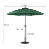 10 ft Outdoor Patio sun Table tilt Umbrella Parasol canopy shade for garden/parasol de plage design