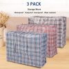 Moving Tote 3PC Plastic Woven Storage Bag
