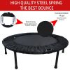 40 Inch Mini Exercise Trampoline for Adults or Kids - Indoor Fitness Rebounder Trampoline with Safety Pad | Max. Load 300LBS