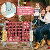 4-in-a-Row Connect Game with Basketball Hoop and Toss Ring