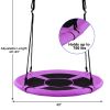 40 Inch Flying Saucer Tree Swing Indoor Outdoor Play Set